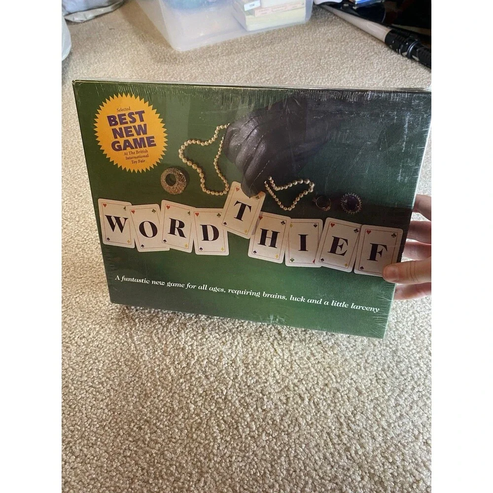 Vintage 1999 Wordthief Board Game Factory Sealed New Faby Games